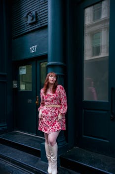 Fashion Portrait in Urban New York Setting