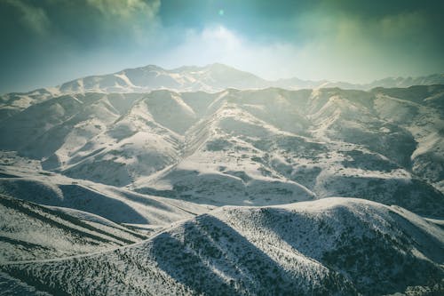 Montagna Coperta Di Neve