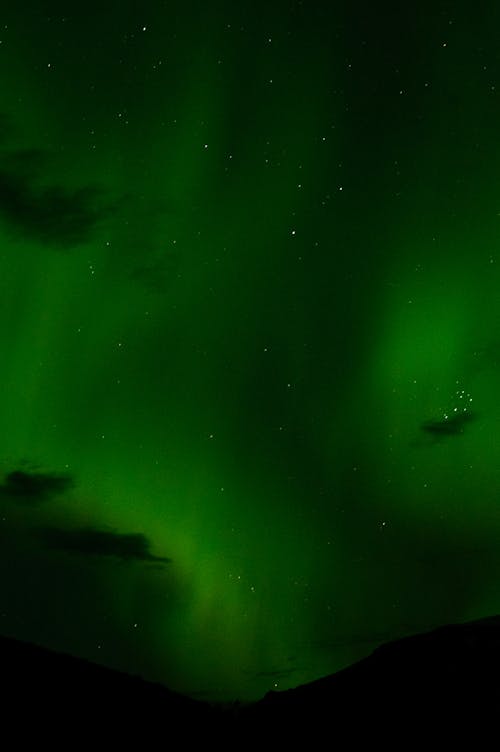 Aurora Boreale Di Notte