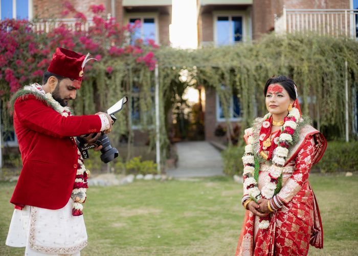 Wedding photography moment