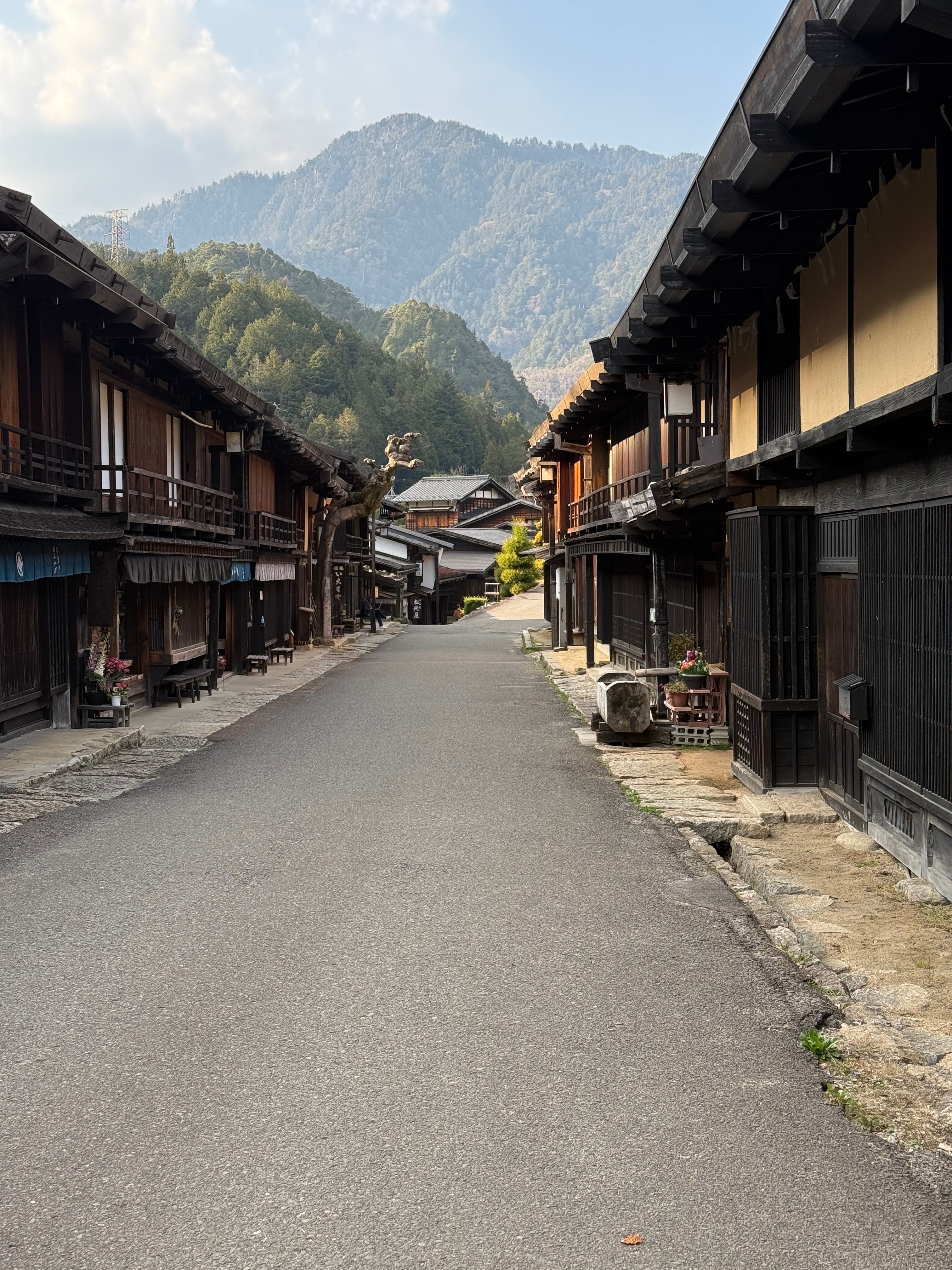 Traditional Japanese Street in Historic Village · Free Stock Photo