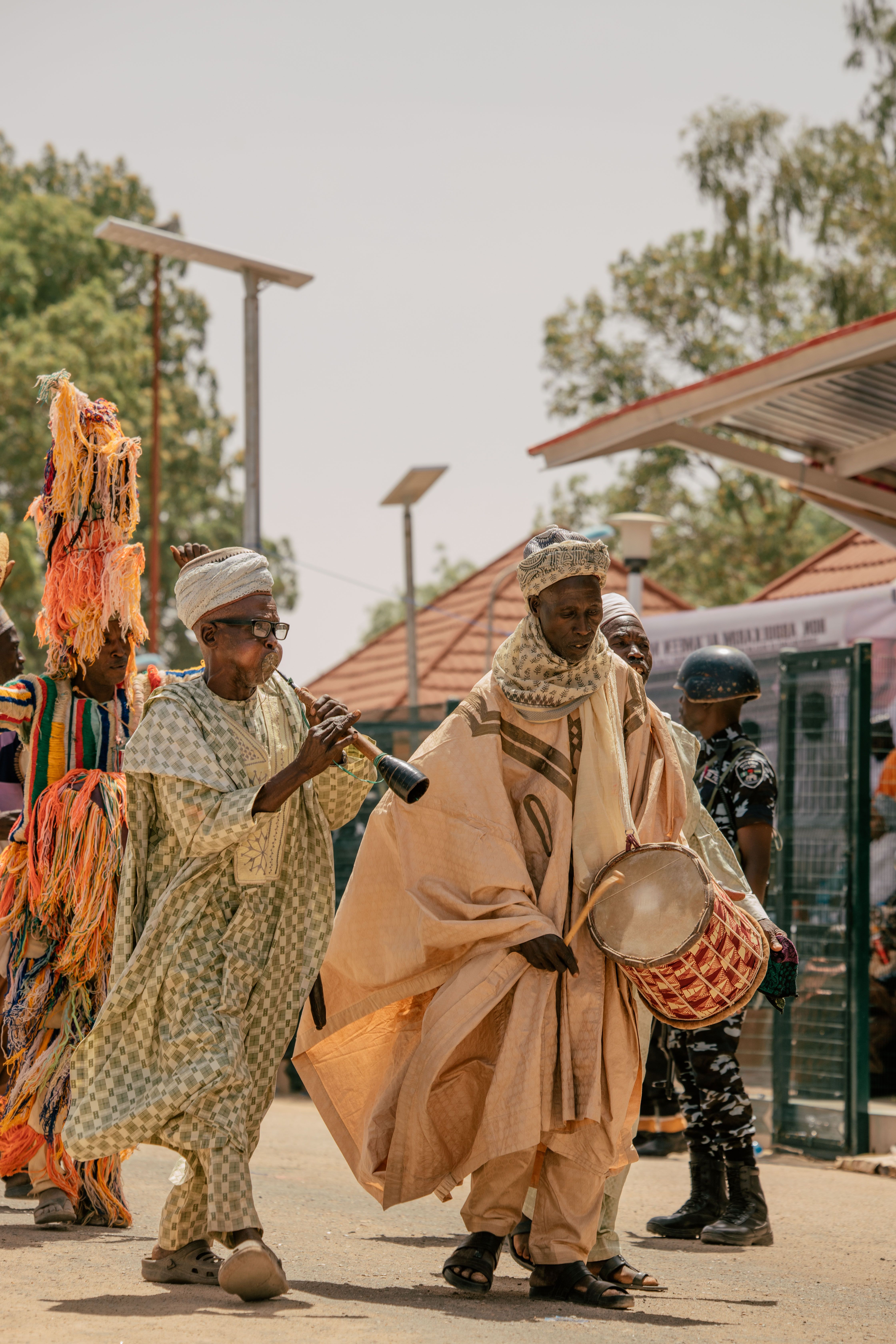Traditional African Festival with Musicians and Dancers · Free Stock Photo