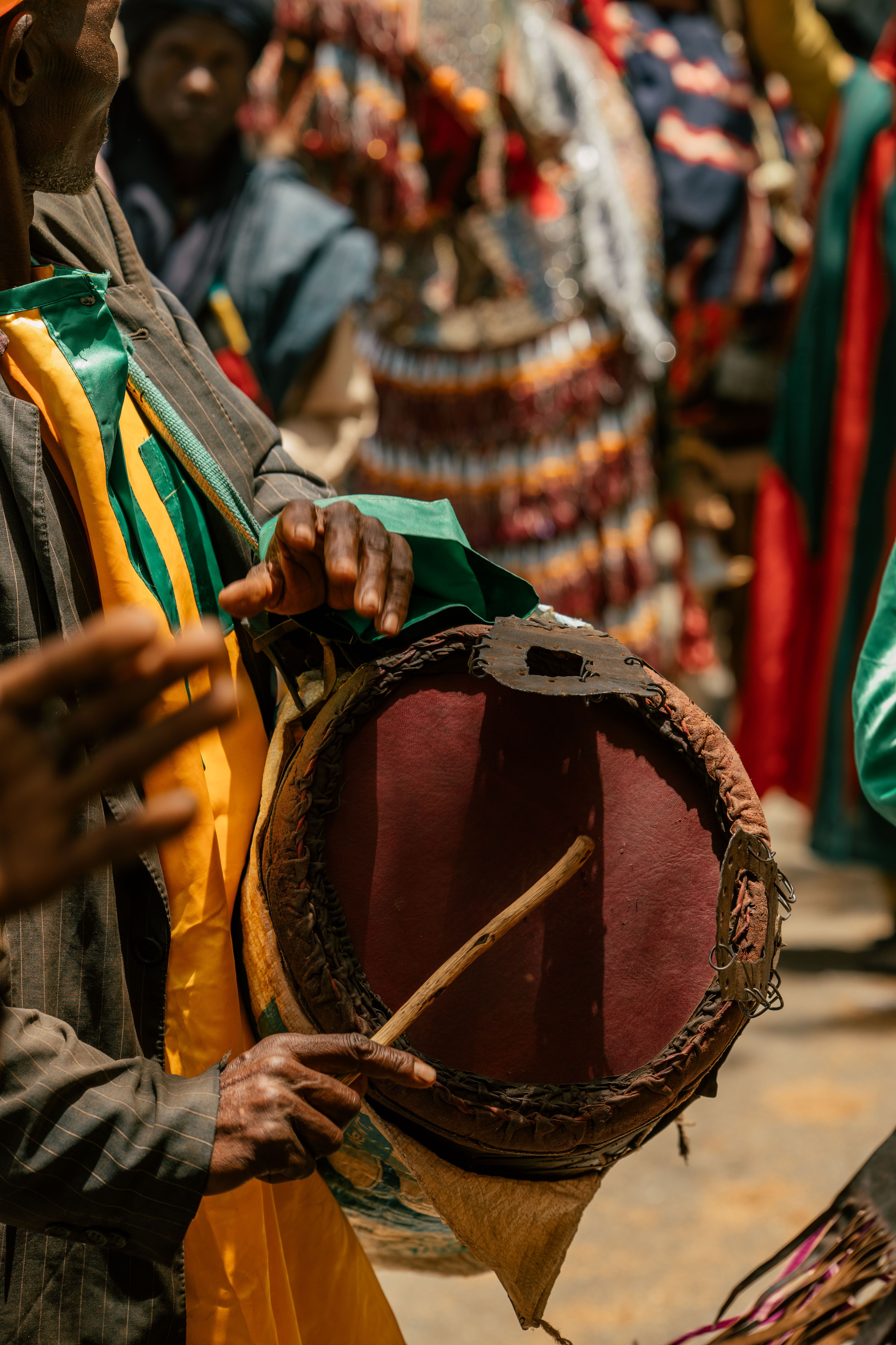 Traditional Drum Performance at Cultural Festival · Free Stock Photo