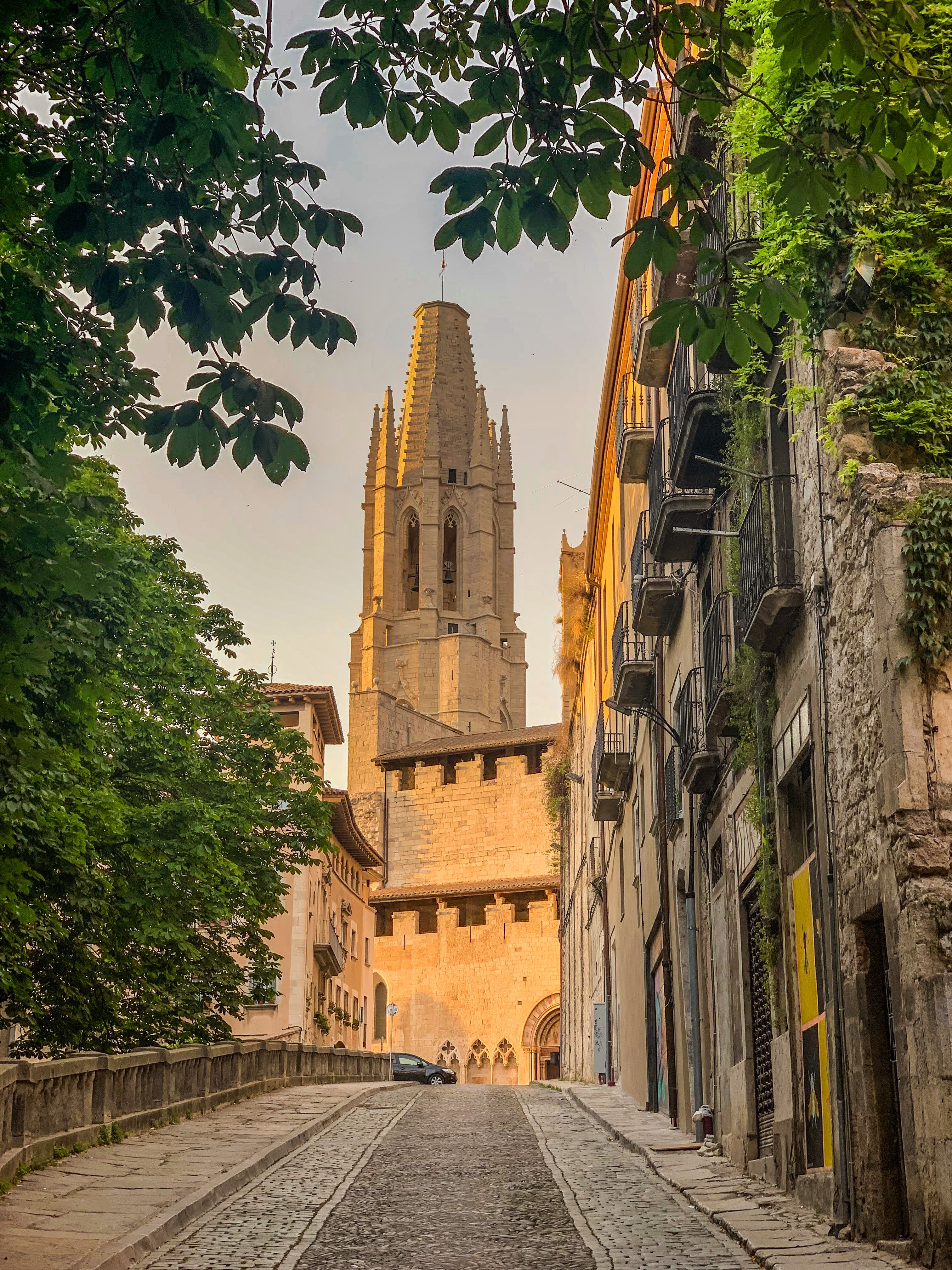 Historic Cathedral in Girona's Charming Old Town · Free Stock Photo