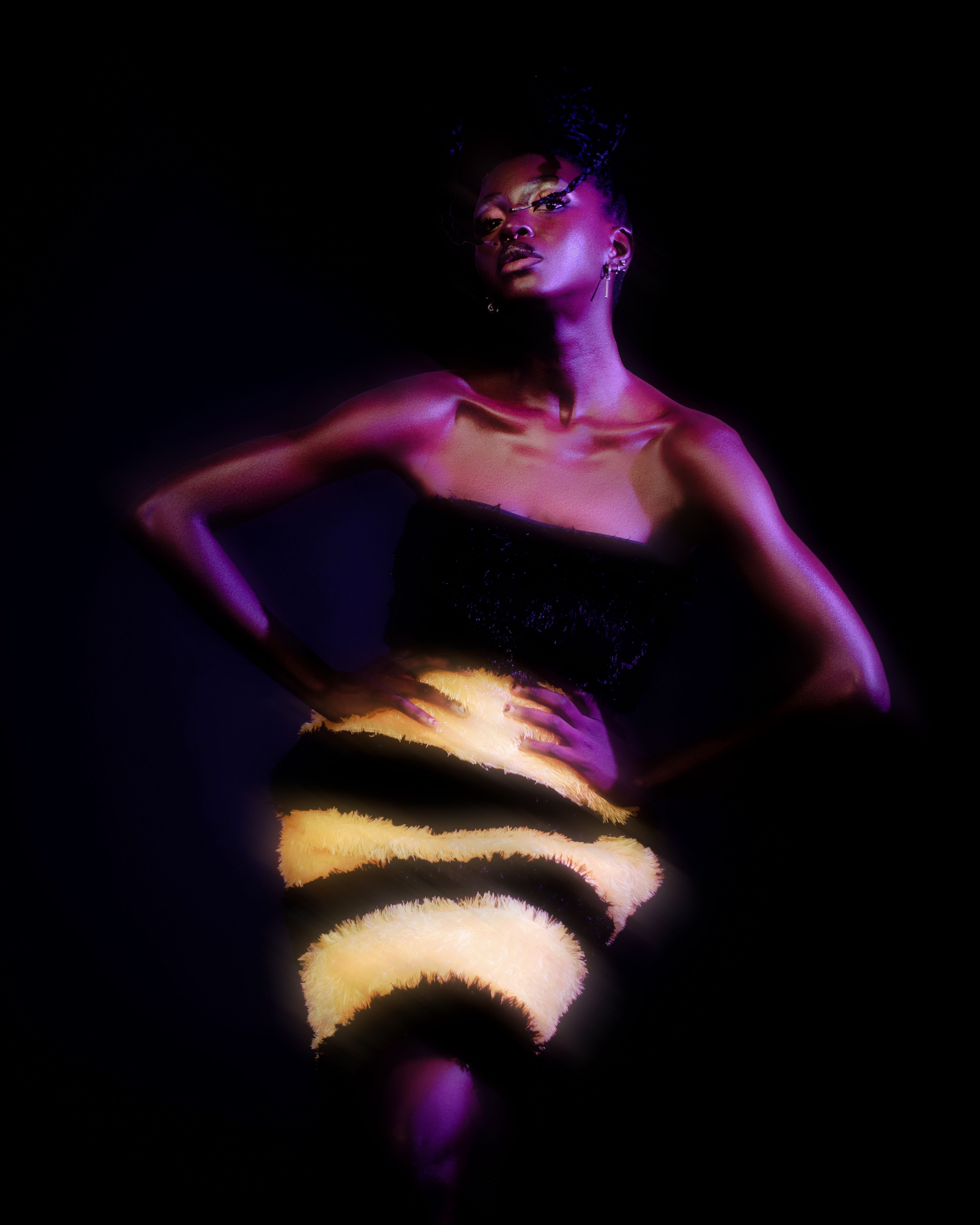 Elegant Fashion Portrait in Dramatic Lighting · Free Stock Photo