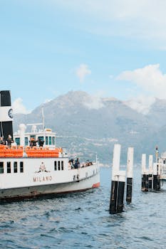 Explore Bellagio's beauty with a classic boat ride on Lake Como.