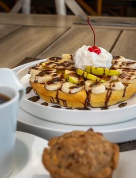 Kellogg's Eggo Waffles Chocolatey Chip Banana 21.4oz
