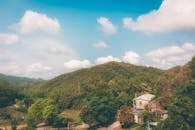 Peaceful Countryside View in China on a Sunny Day