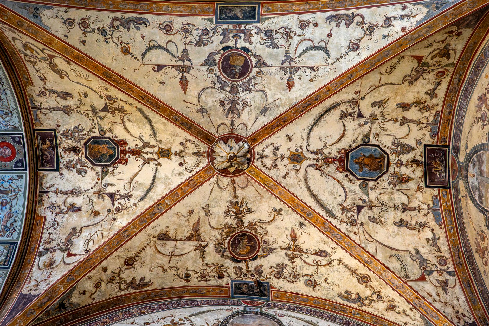 Renaissance Annunciation fresco