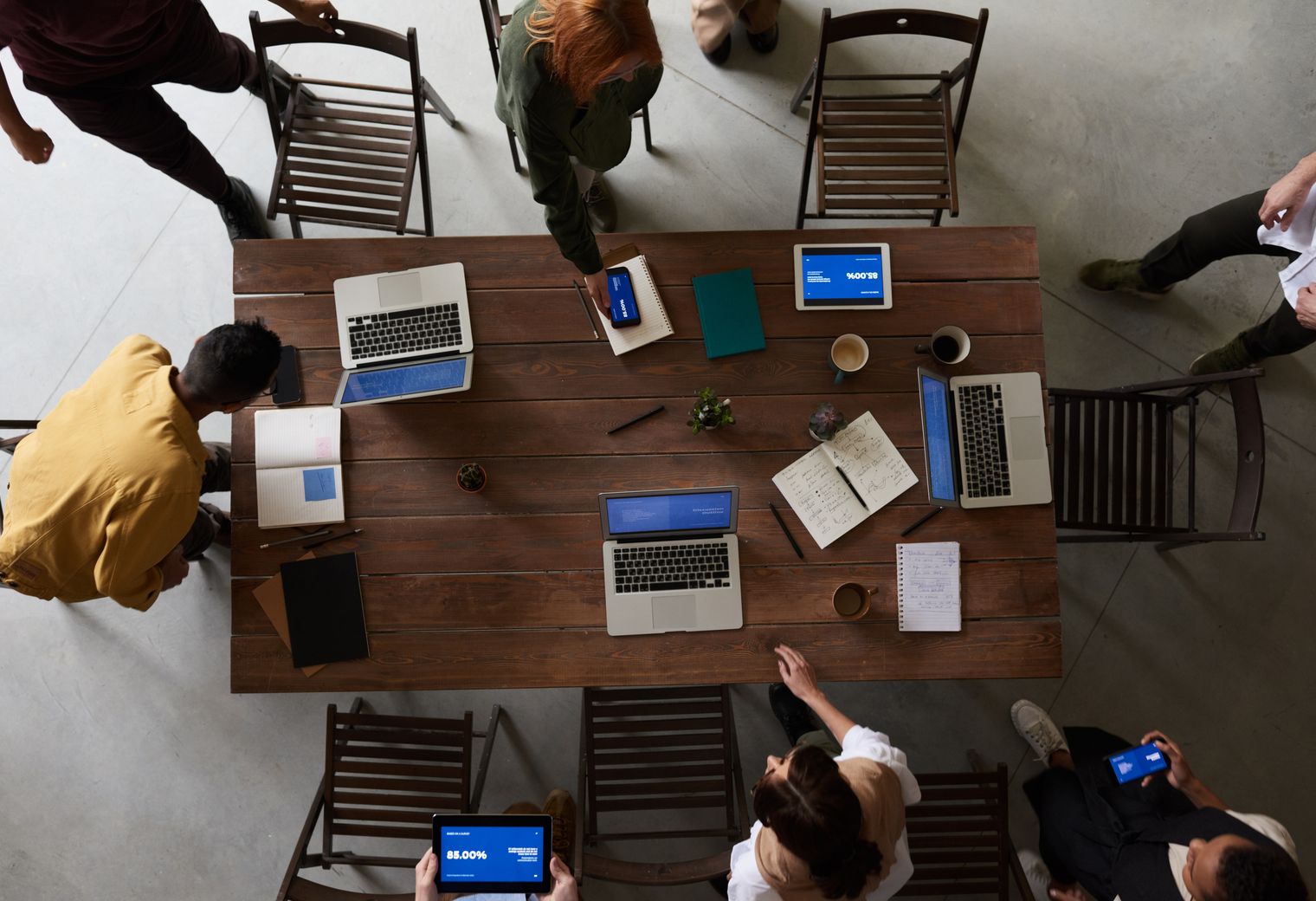 Newton Mearns — office relocation team moving desks and equipment