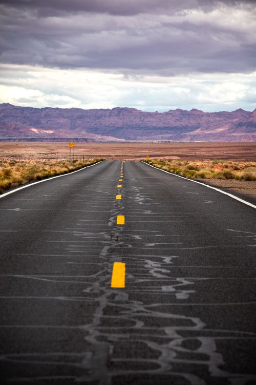 Free Discover the open road in Marble Canyon, Arizona, under a dramatic sky. Stock Photo