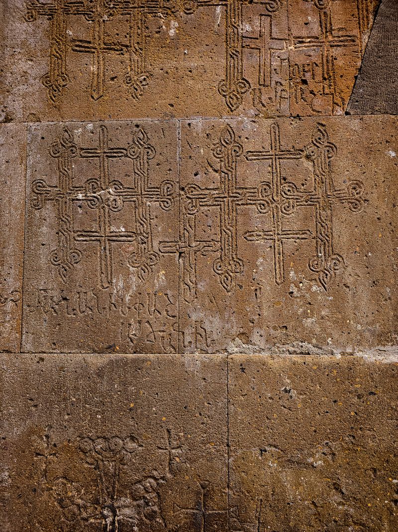 Khachkar stone motifs