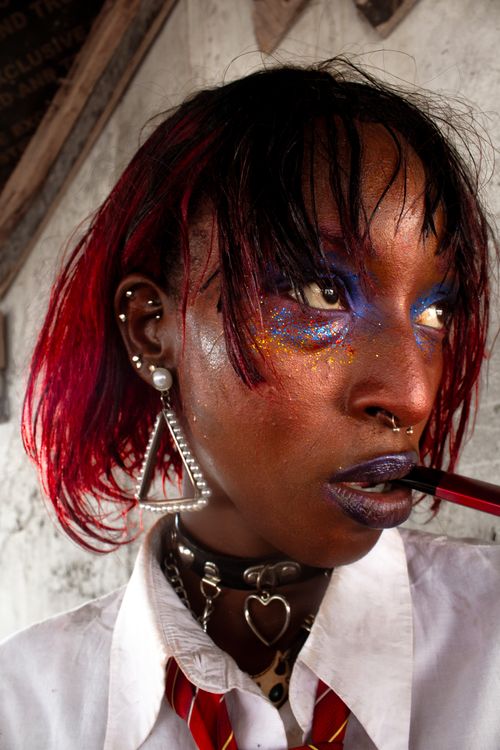 Edgy Alternative Fashion Portrait in Abuja · Free Stock Photo