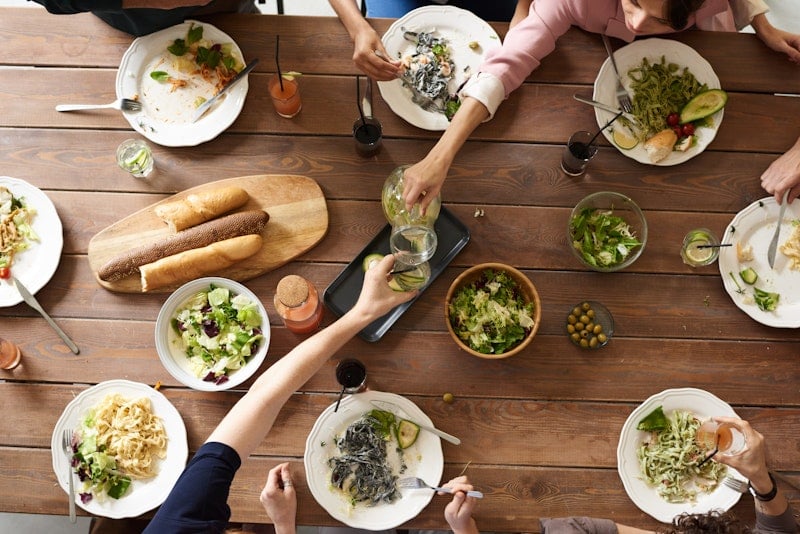 Restaurant with diverse guests