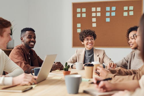 Free Photo of People Looking At Each Other Stock Photo