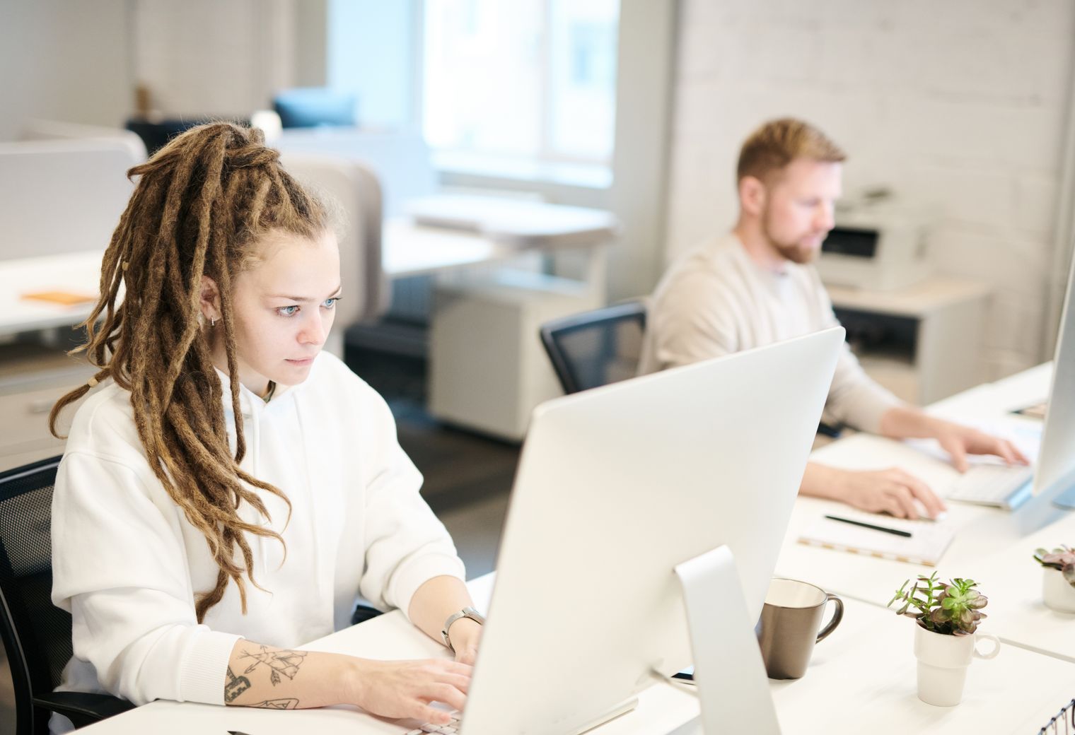 Aynho — office relocation team moving desks and equipment