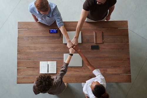 Free Photo Of People Doing Fist Bump Stock Photo