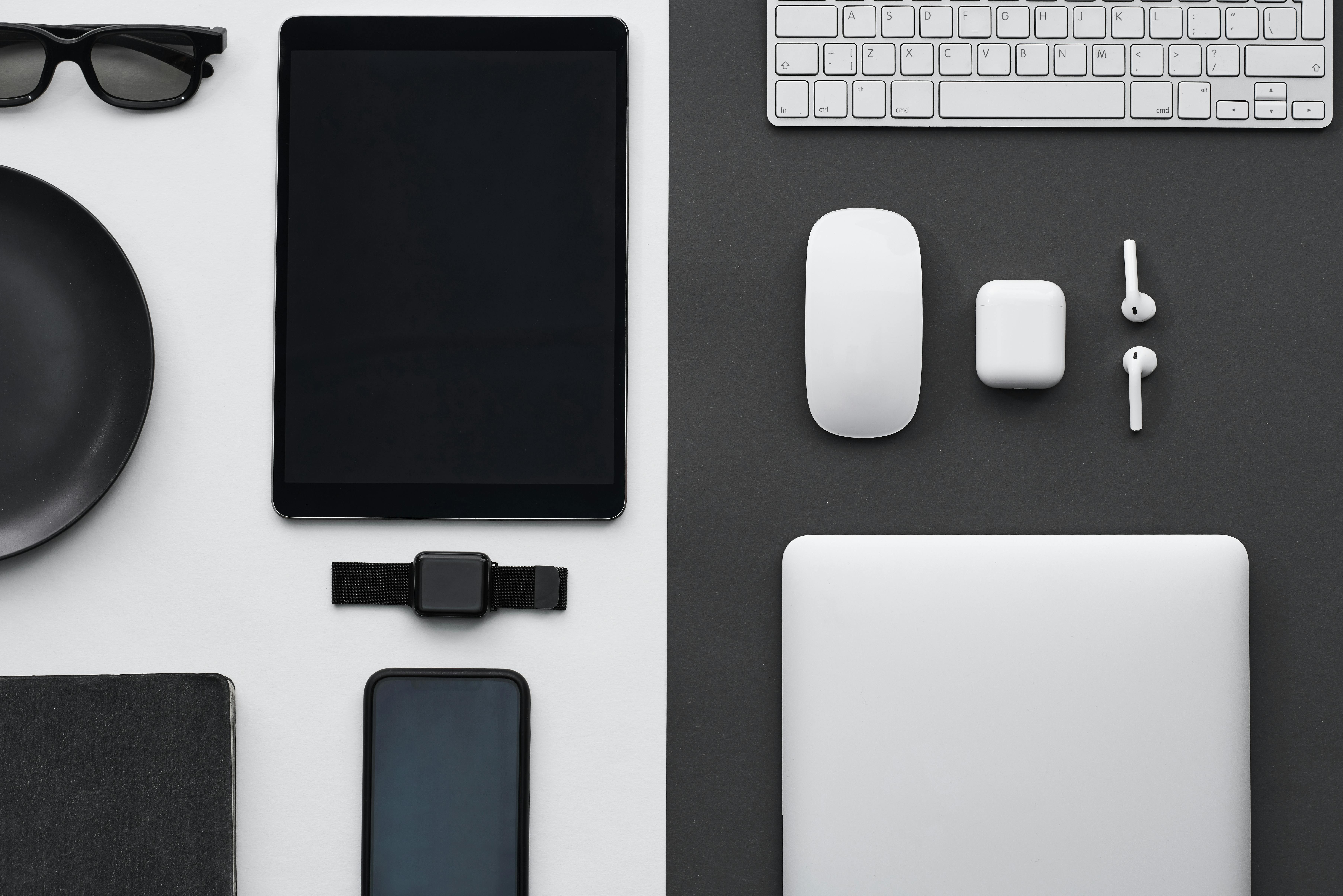 Flatlay Of Gadgets \u00b7 Free Stock Photo