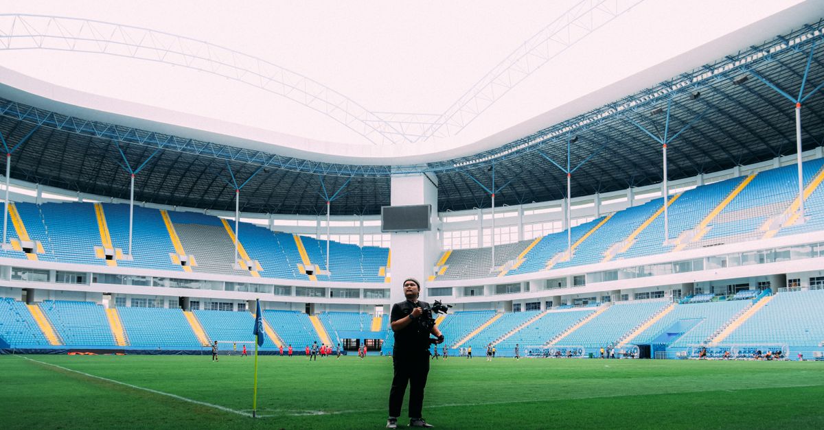 semi-automated offside technology camera system football stadium
