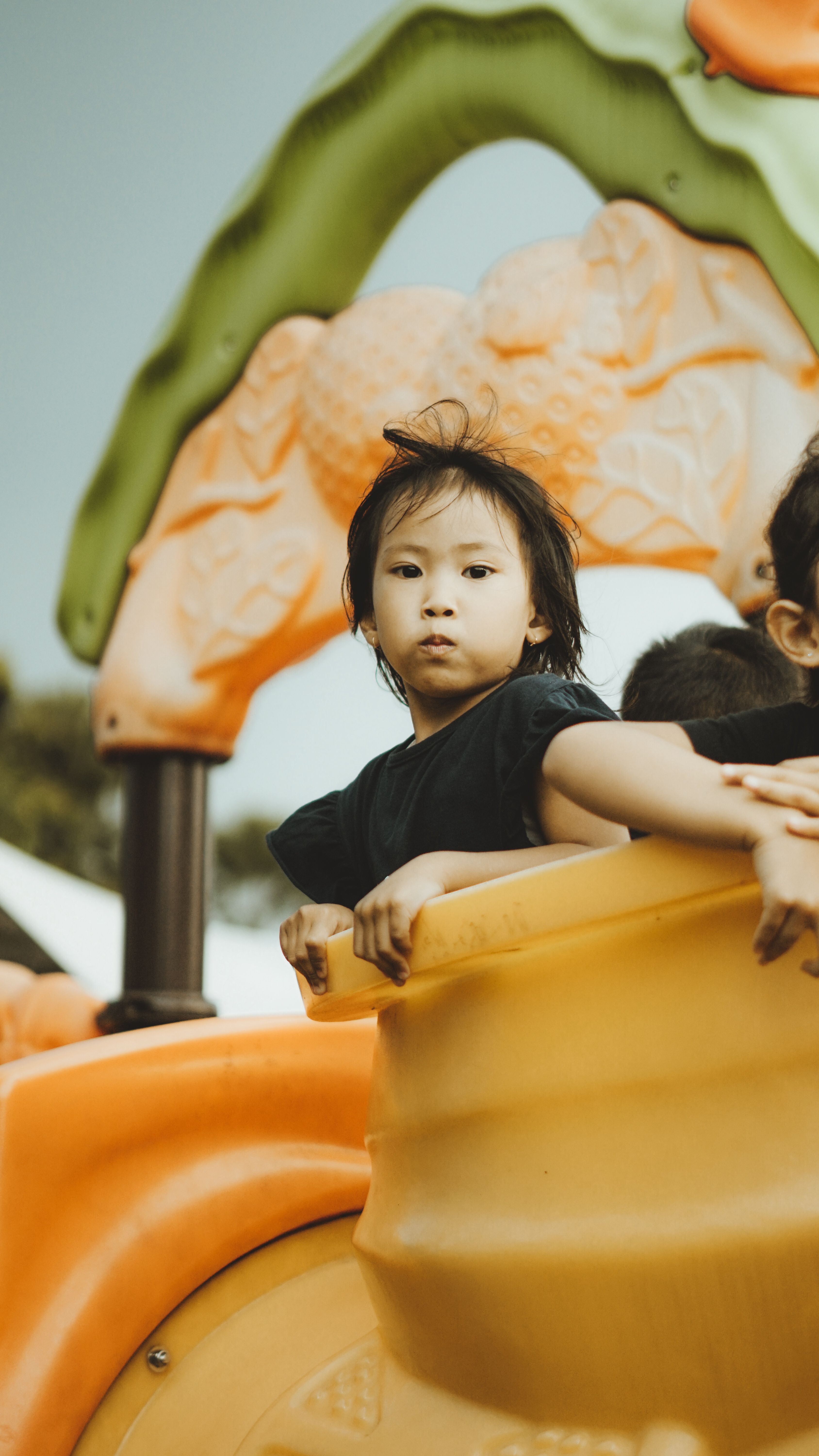 Children Enjoying Playground Ride in West Java · Free Stock Photo