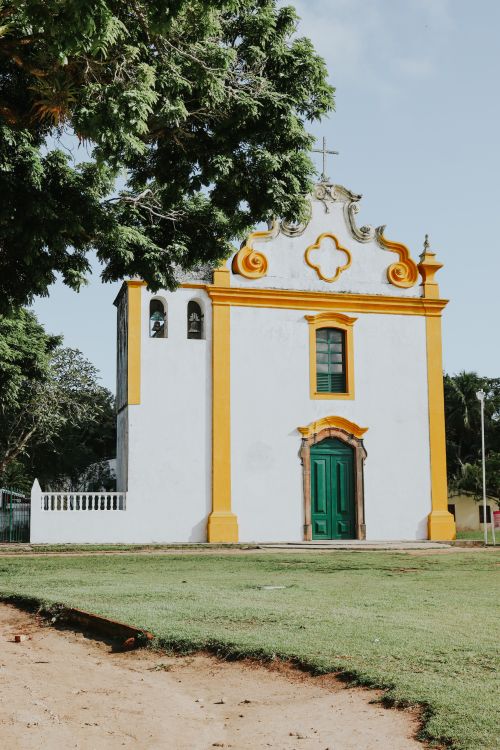Igreja Histórica Em Porto Seguro, Brasil · Foto profissional gratuita