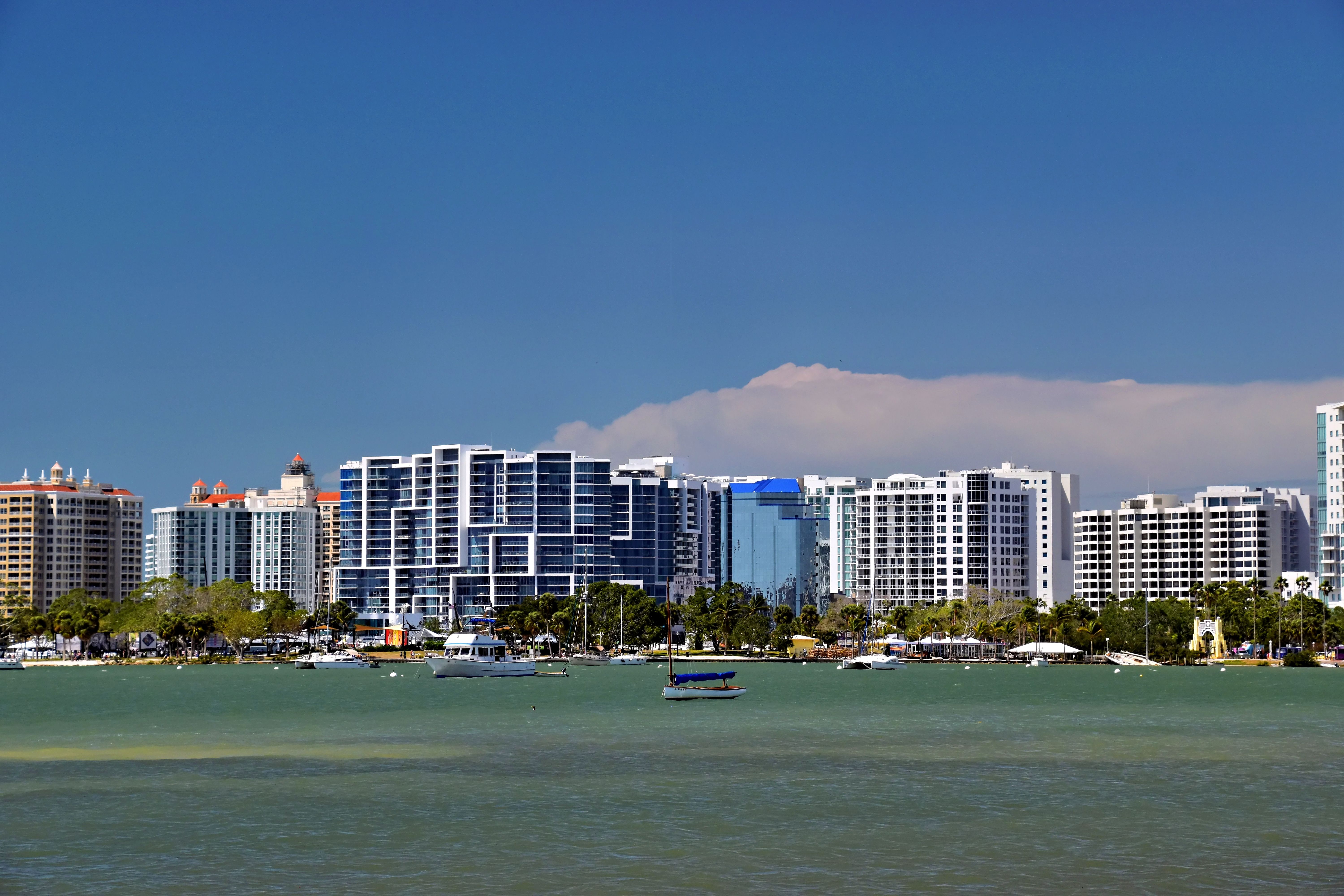 Downtown Sarasota skyline and waterfront