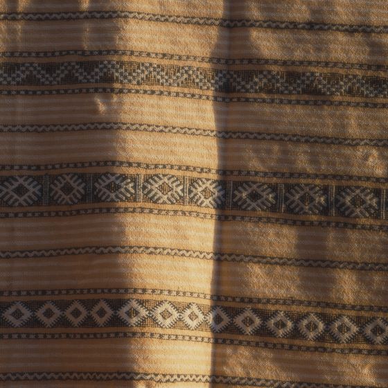 Woven textile with geometric pattern — photo by Hicham Chakir on Pexels
