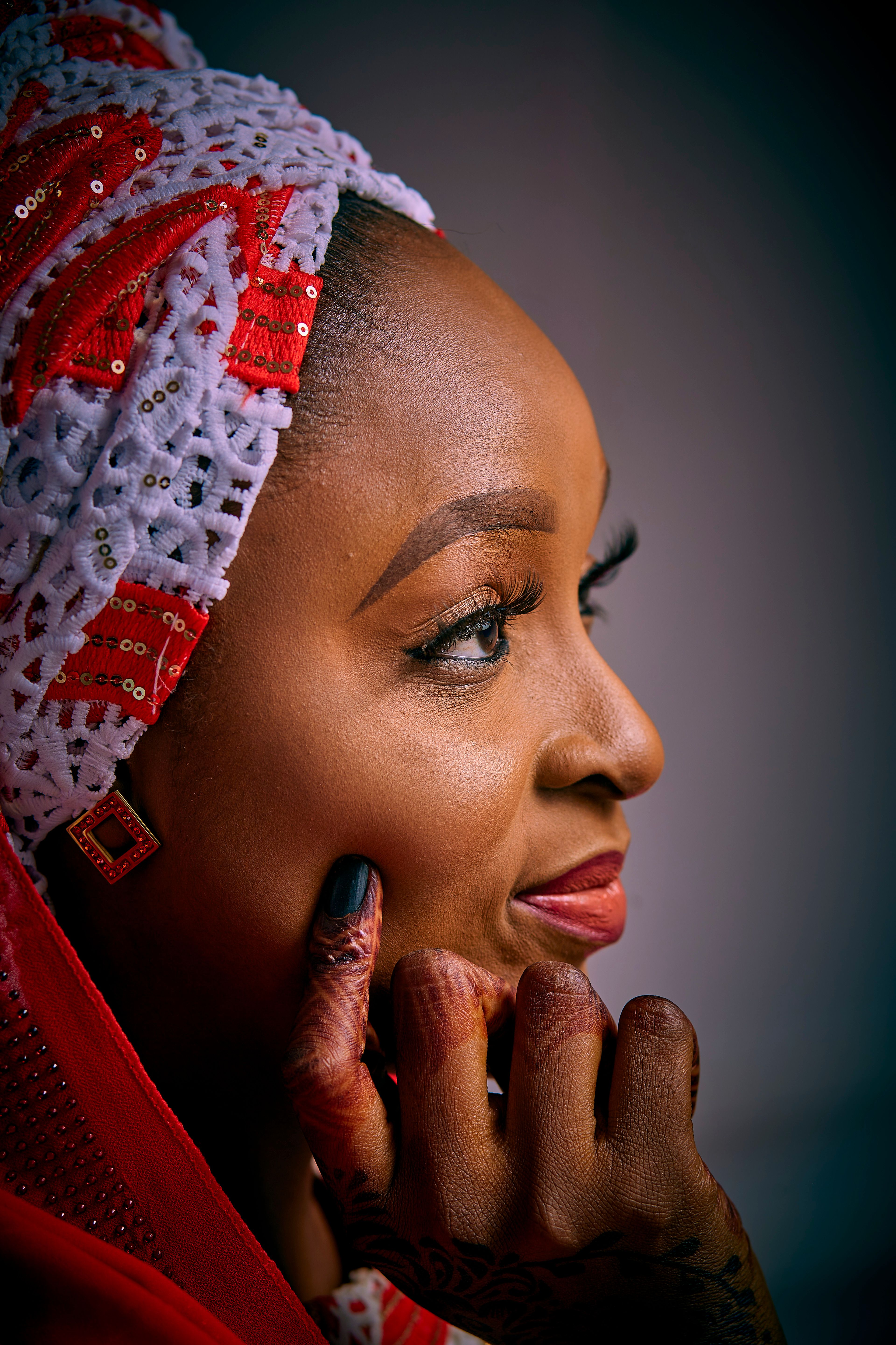 Elegant Portrait of Woman in Traditional Attire · Free Stock Photo