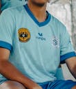 Portrait of a Young Soccer Player in Team Jersey