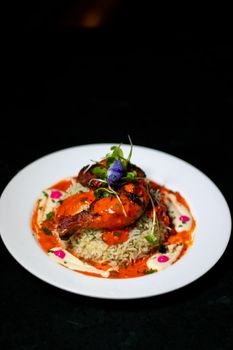 Chicken Or Turkey And Rice With Tomato-based Sauce