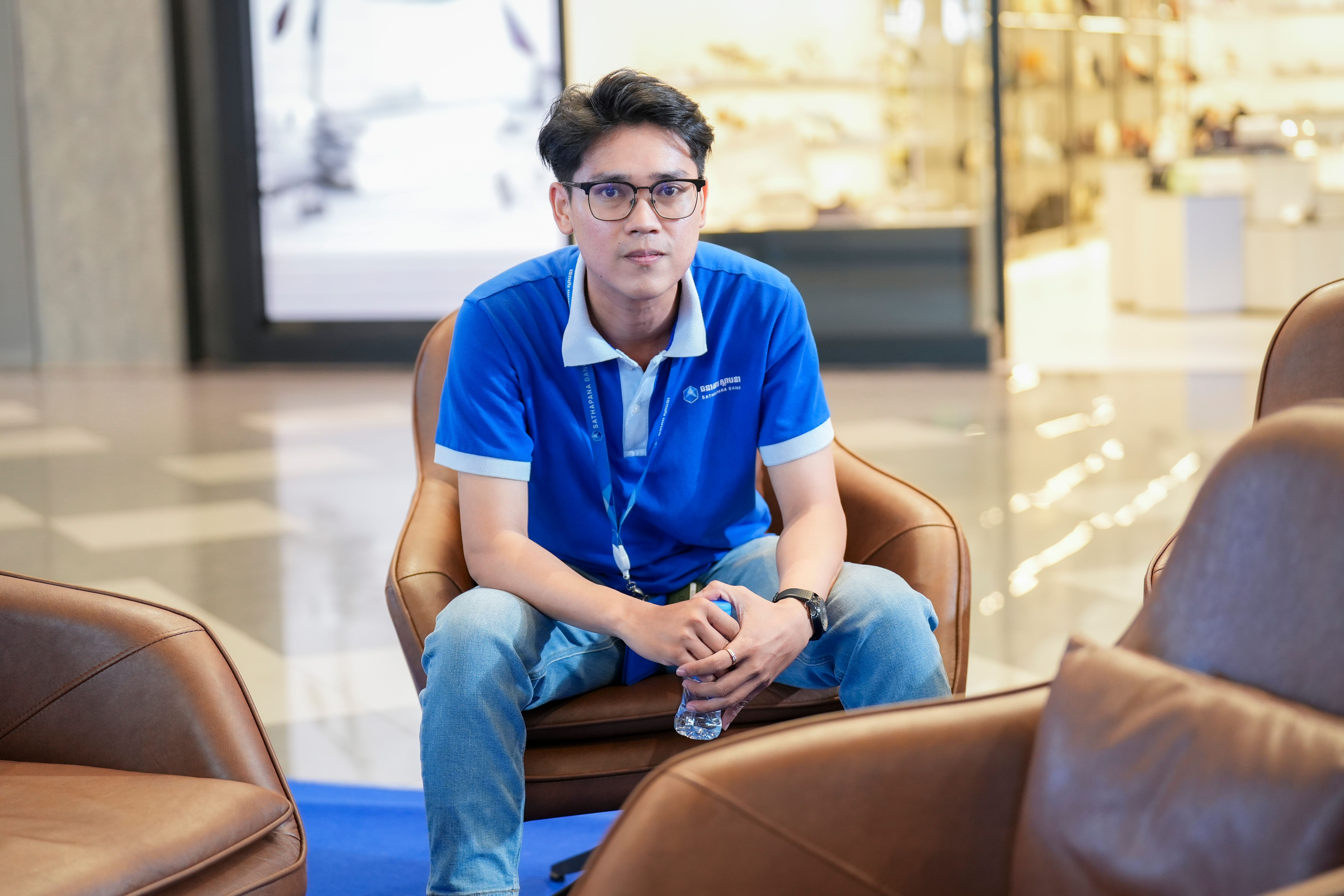 회의 중인 SKT 회장