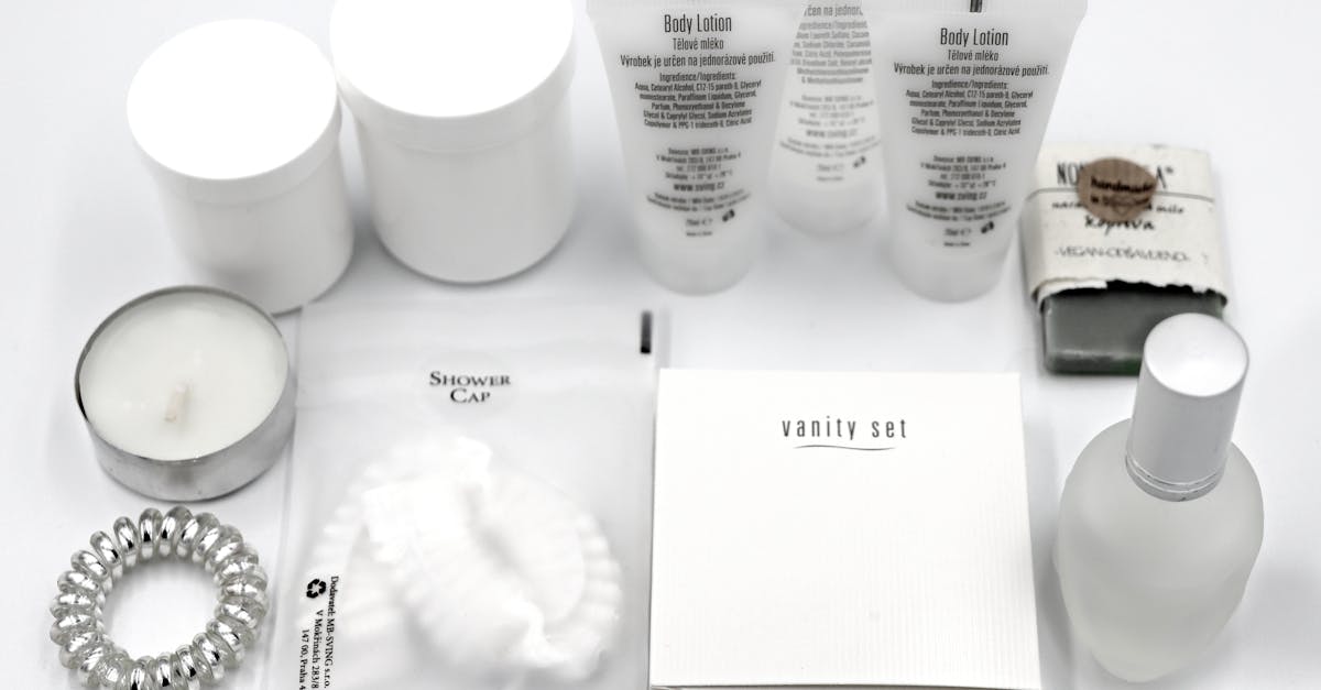 Travel-sized Toiletries In A Bathroom Drawer