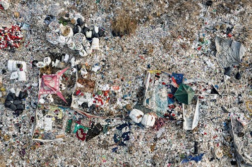 Aerial Footage of a Landfill