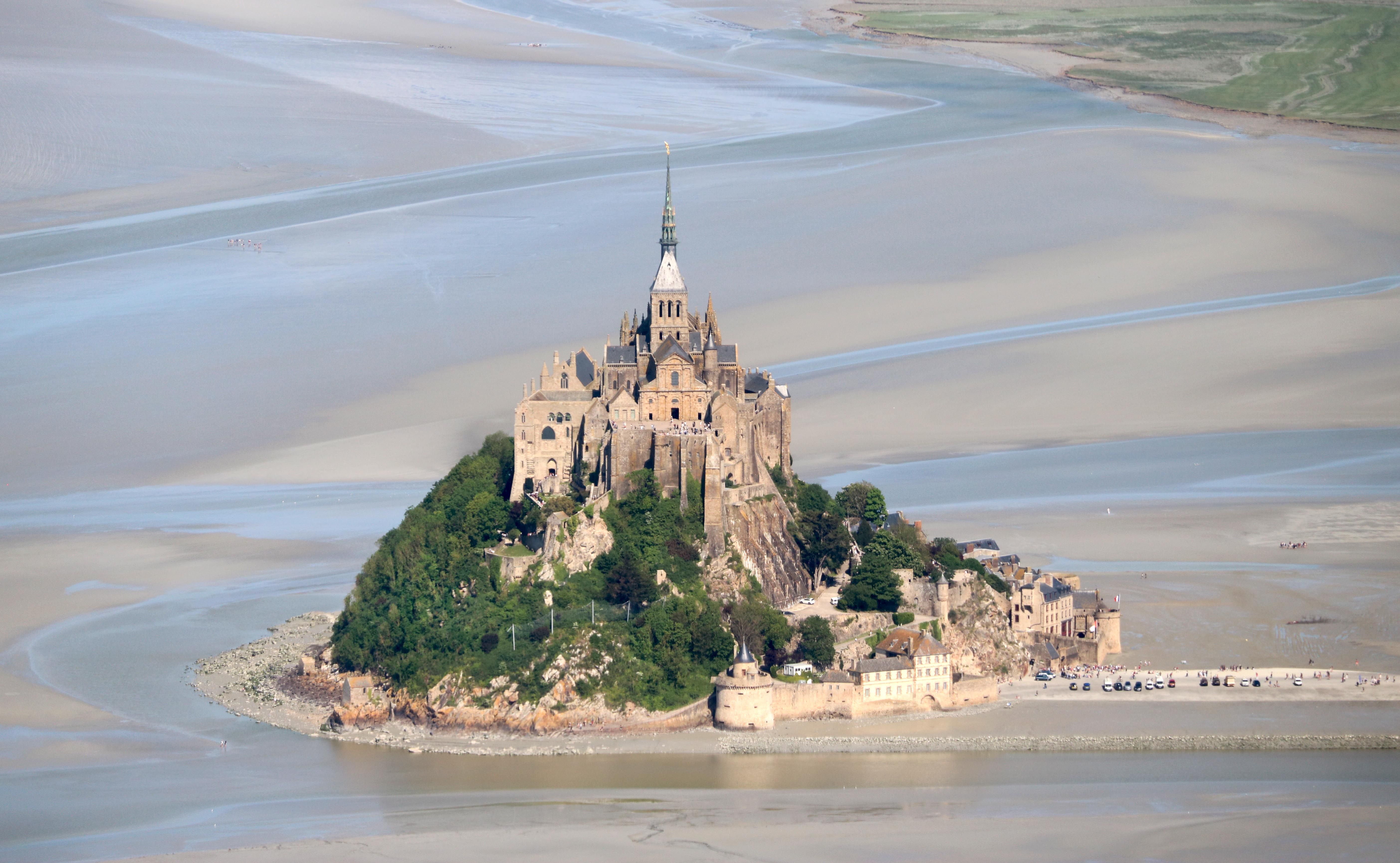 Vista Aérea Del Monte Saint Michel, Francia · Foto de stock gratuita