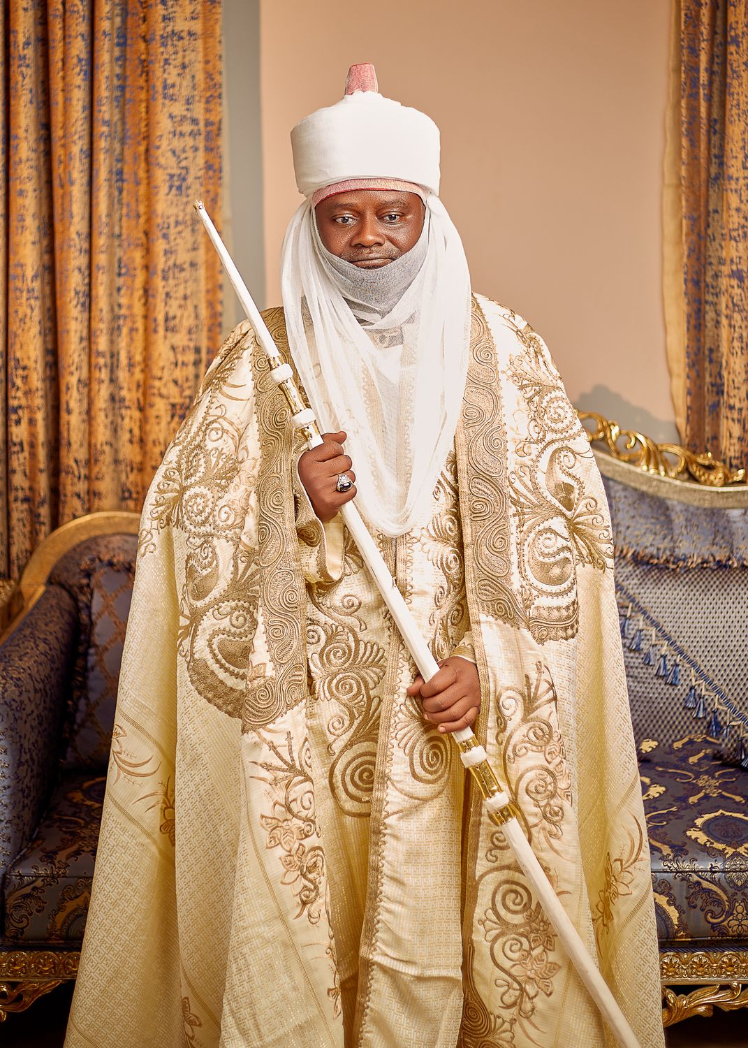 Regal Attire of African Traditional Leader · Free Stock Photo
