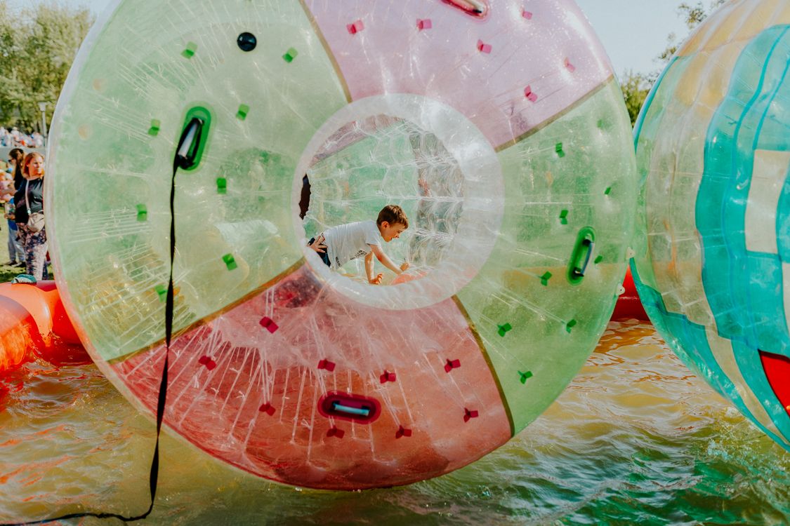 Grand Canyon Waterpark Chiang Mai inflatable obstacle course