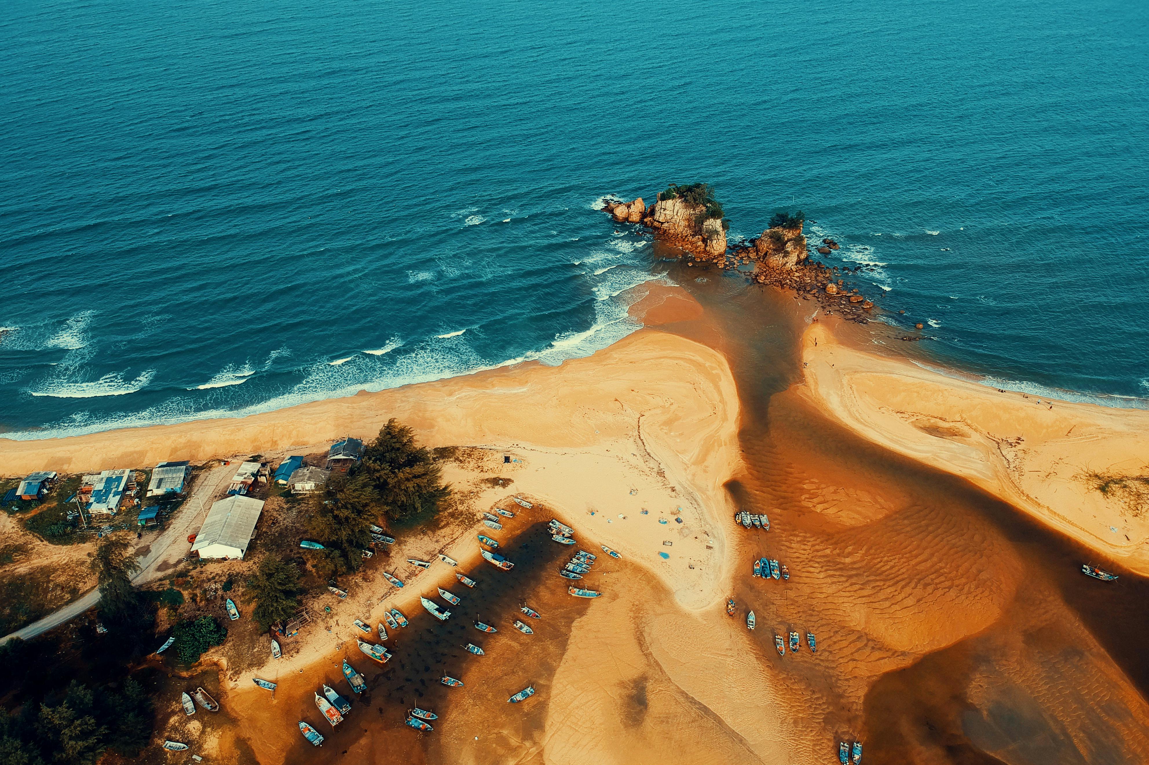 Aerial View Of Beach · Free Stock Photo