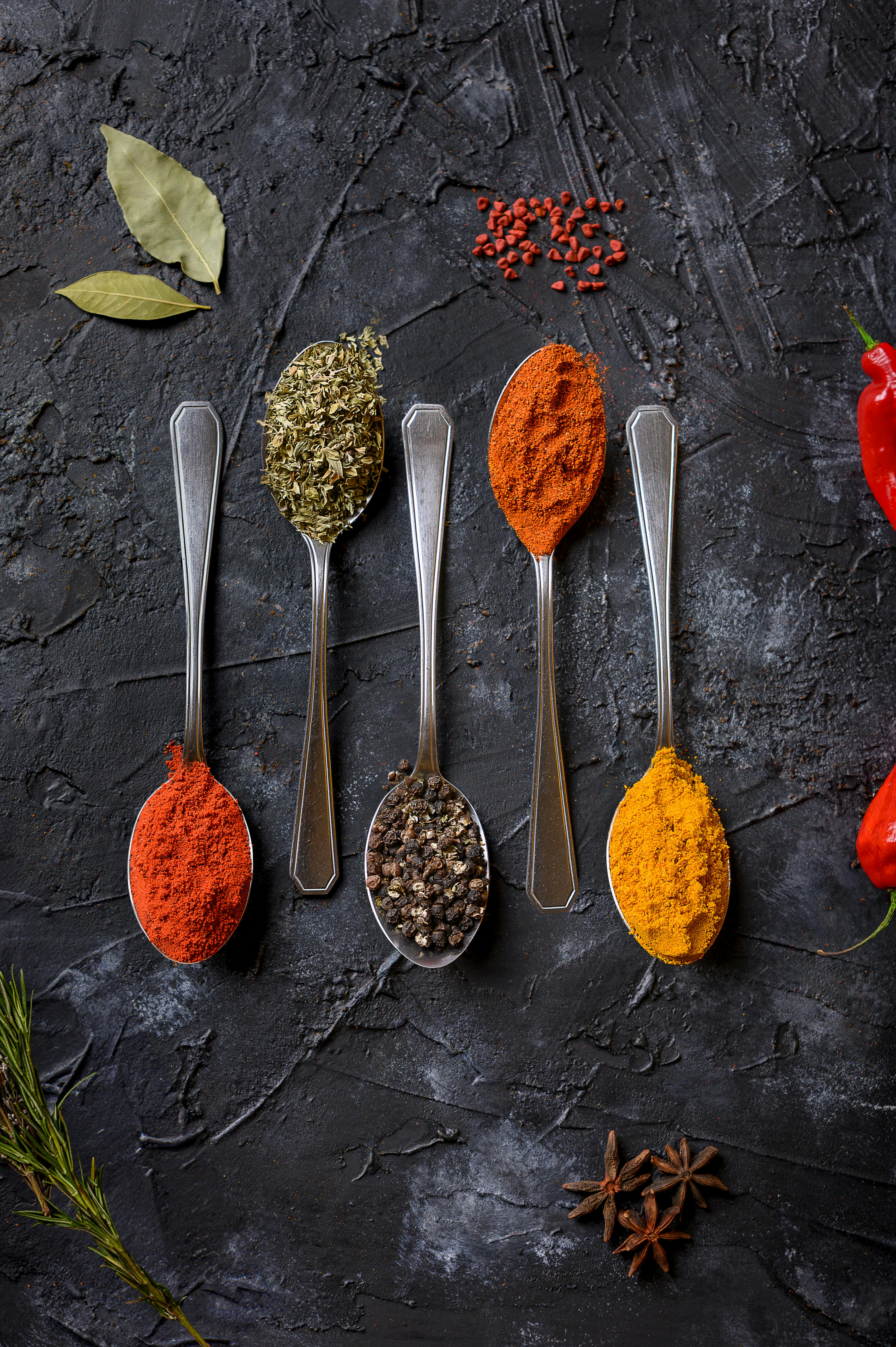 Turmeric flatbread served with fresh herbs and dipping sauces
