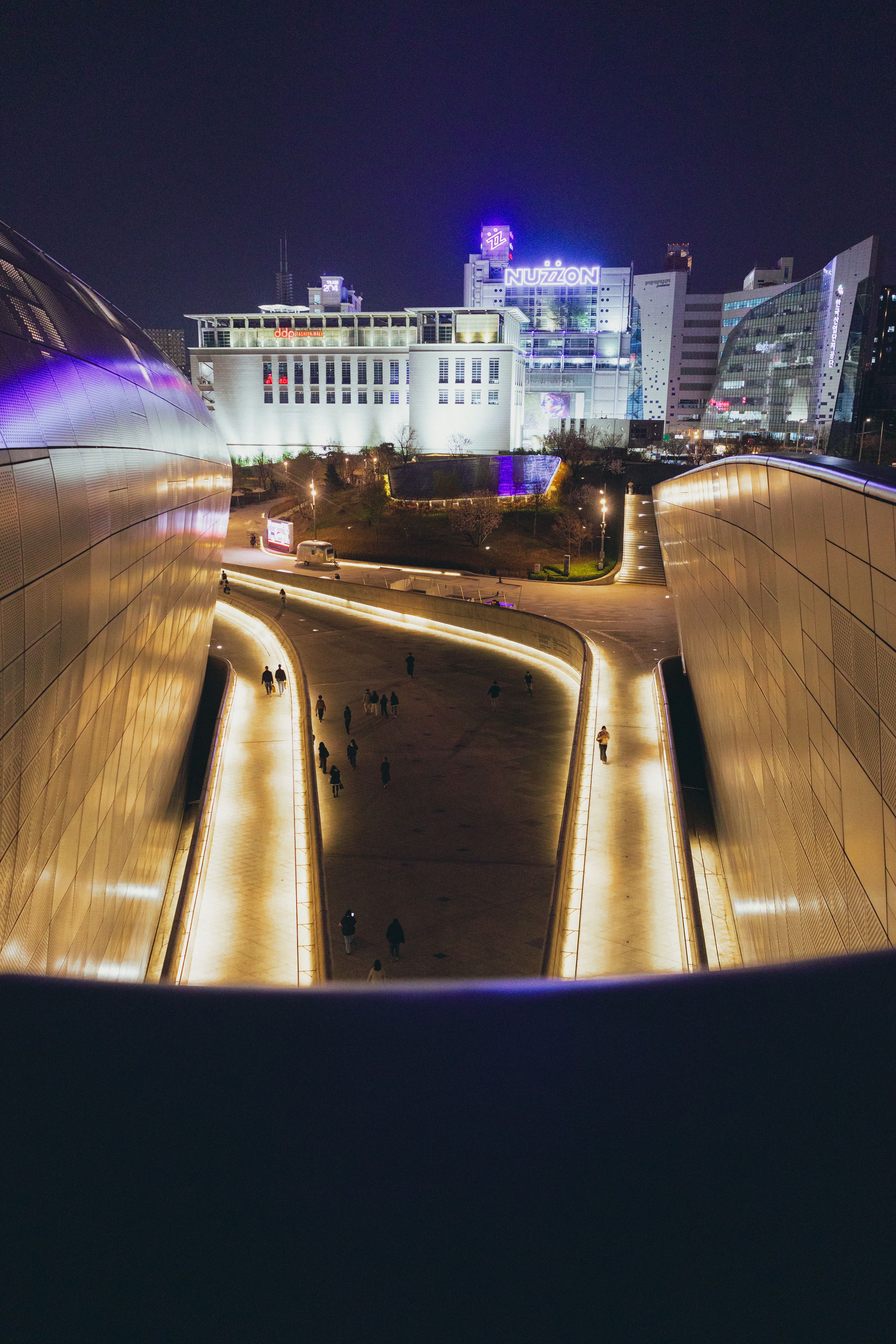 Night View of Dongdaemun Design Plaza, Seoul