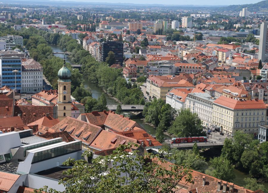 Graz, Austria — streets and everyday scenes · stay connected with a Graz eSIM from My Holiday SIM