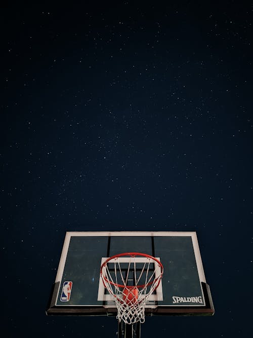 Free White and Red Basketball System Stock Photo