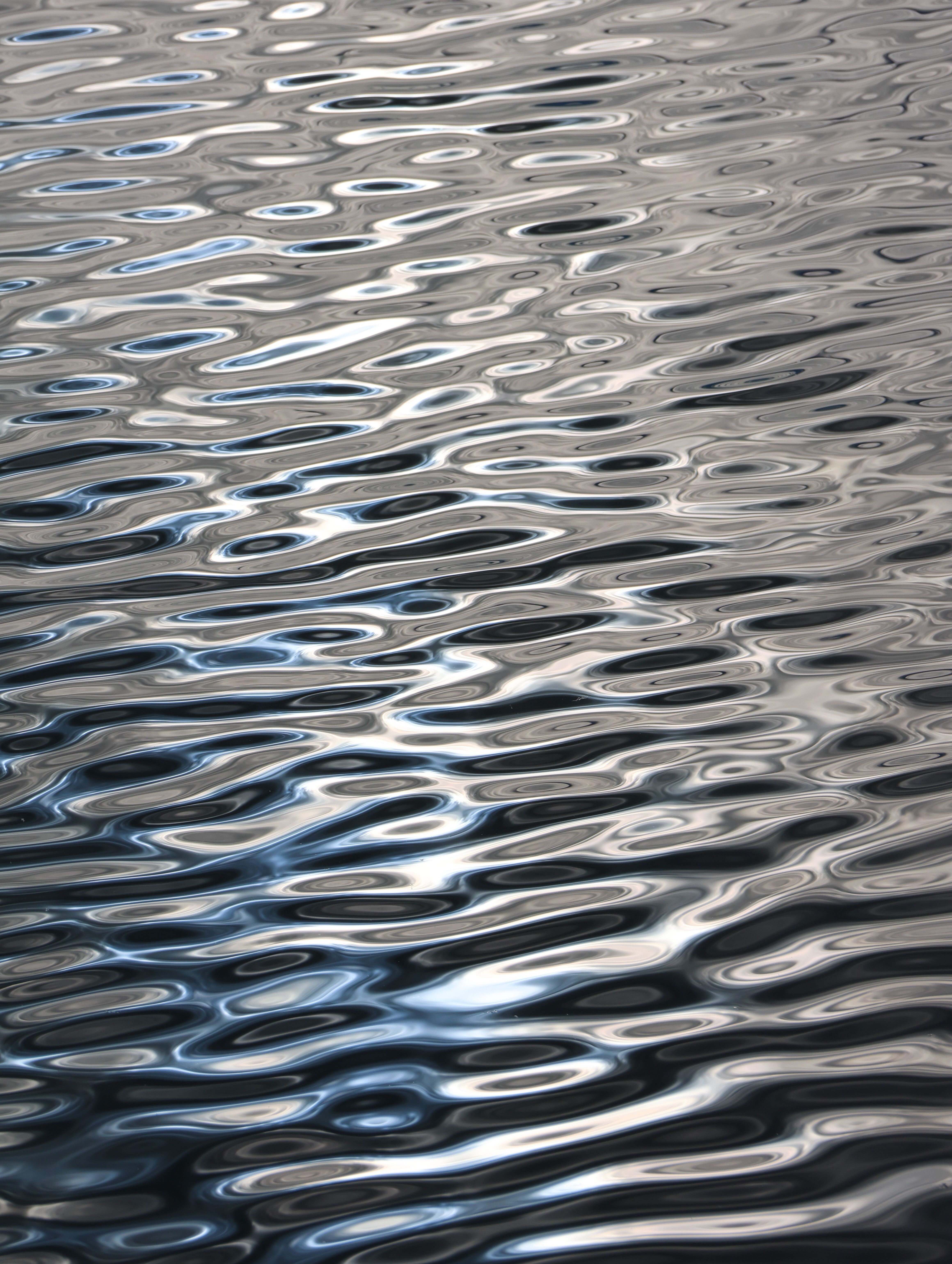 Reflective Water Ripples with Abstract Waves · Free Stock Photo