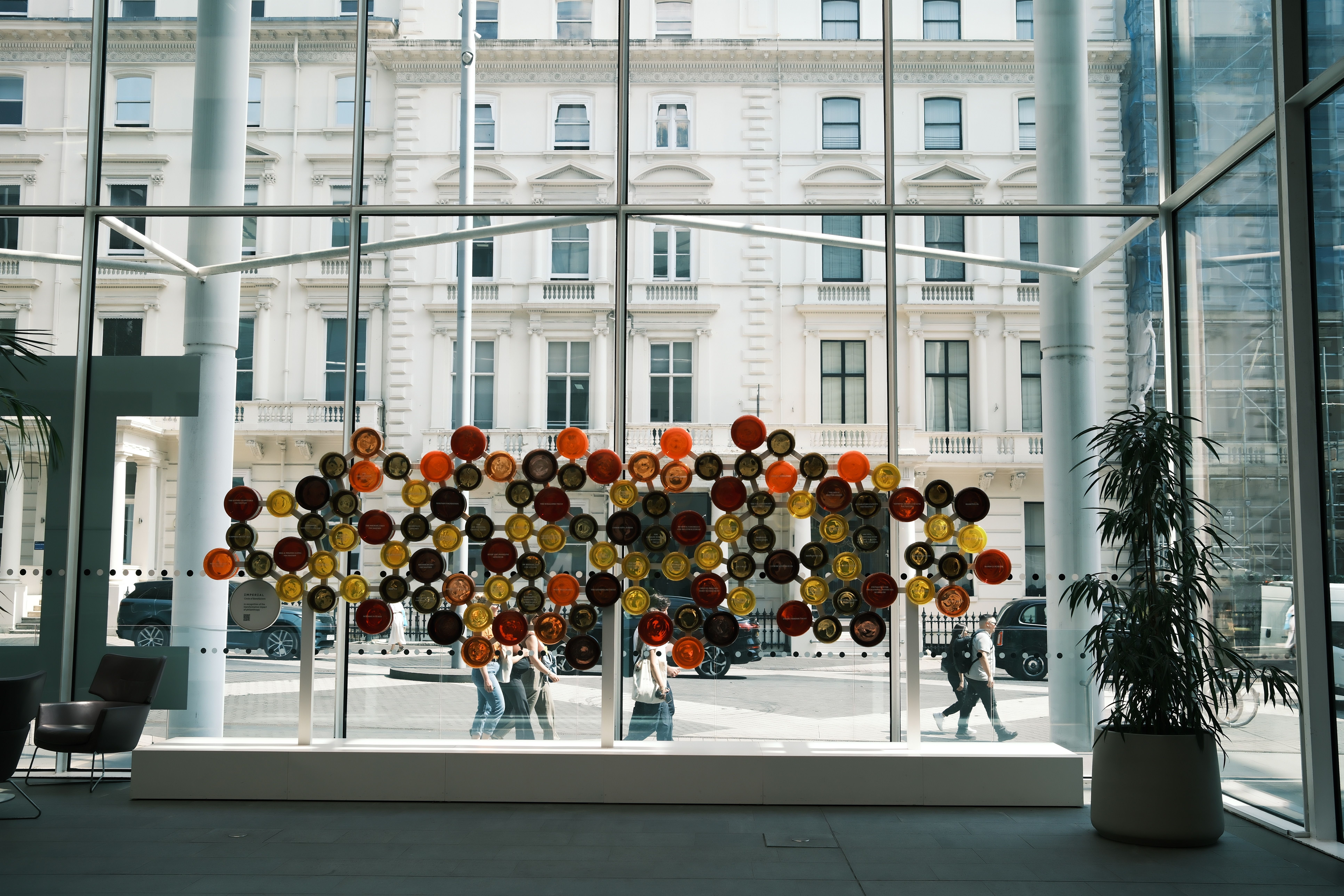 Modern Art Installation in Urban Lobby · Free Stock Photo