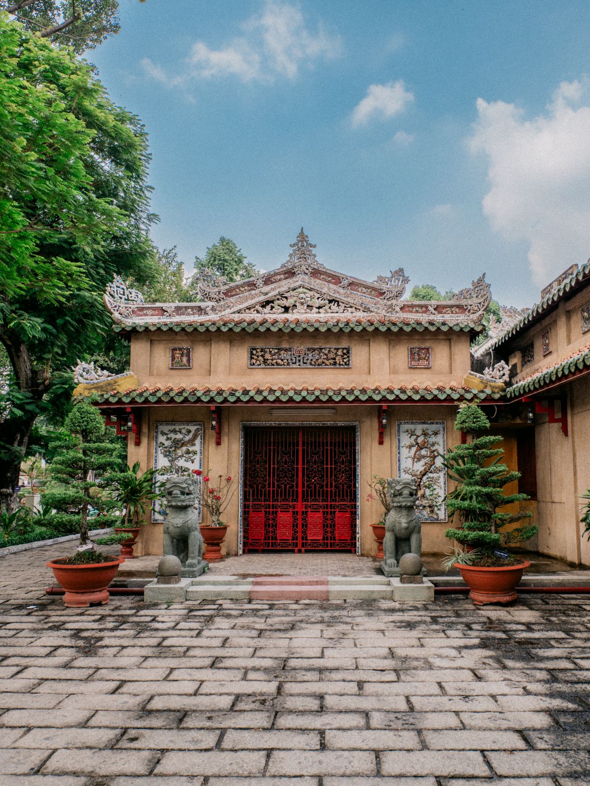 Traditional Vietnamese temple in Ho Chi Minh City.