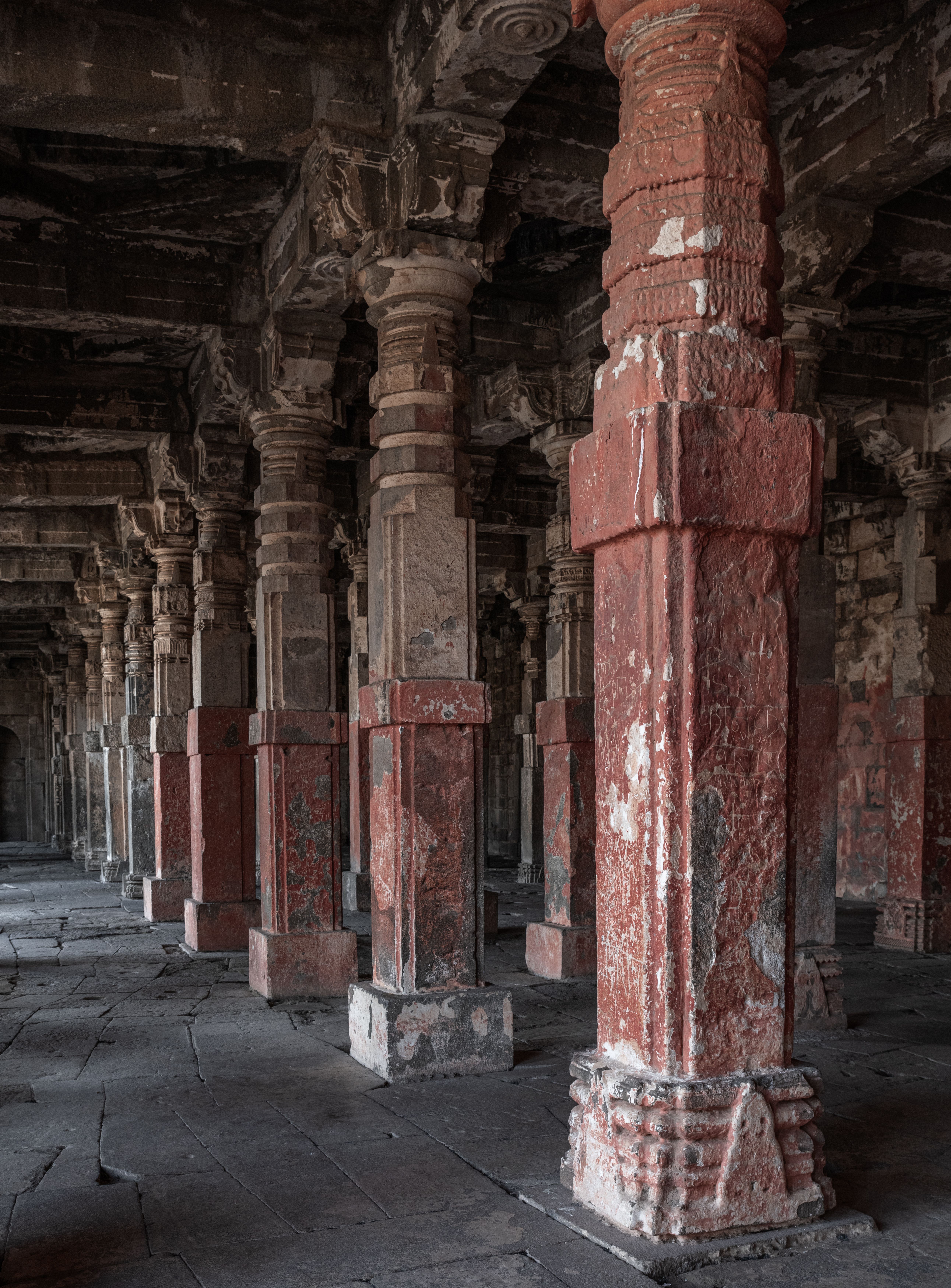 Ancient Pillars of Daulatabad Fort, India · Free Stock Photo