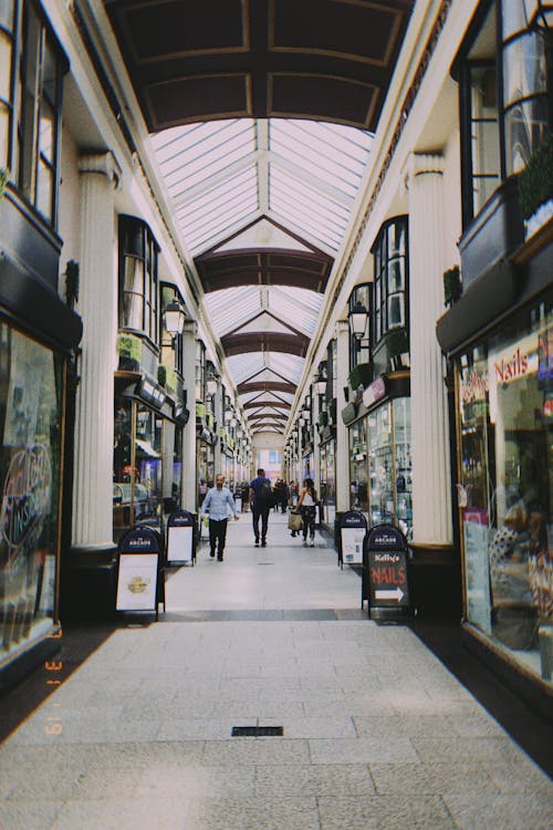 Free stock photo of arcade, city, shopping