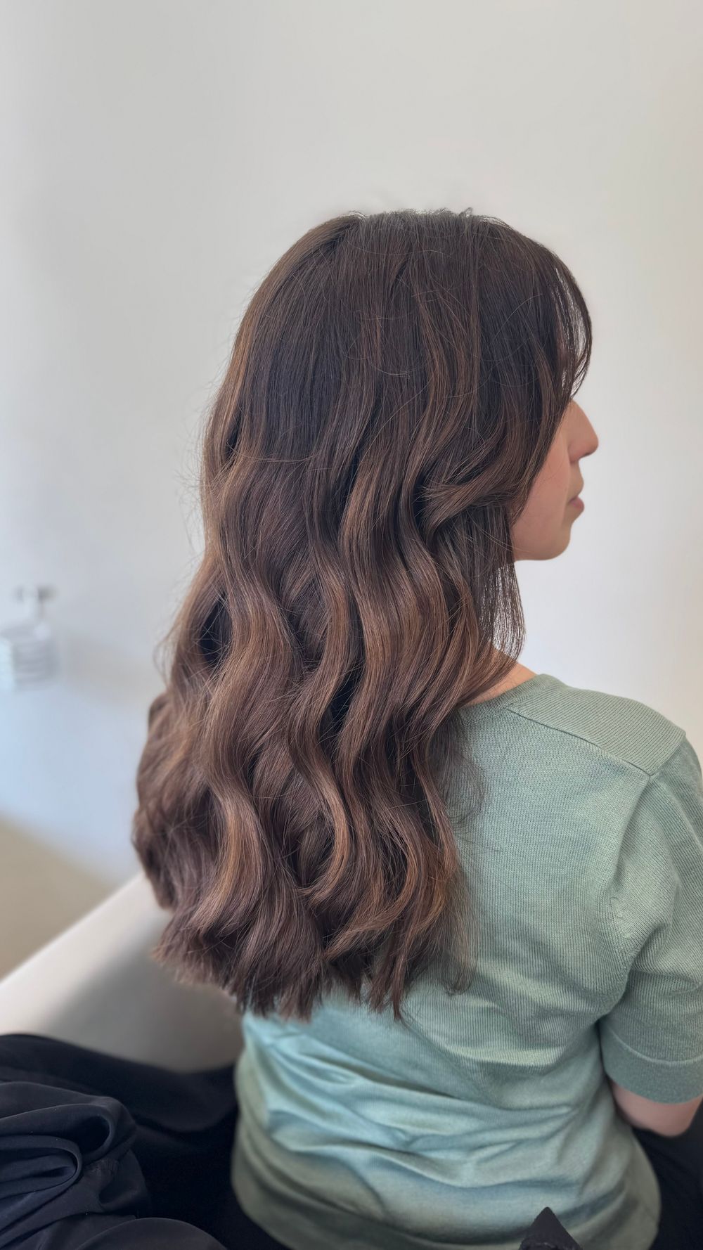 Hair before the colour service