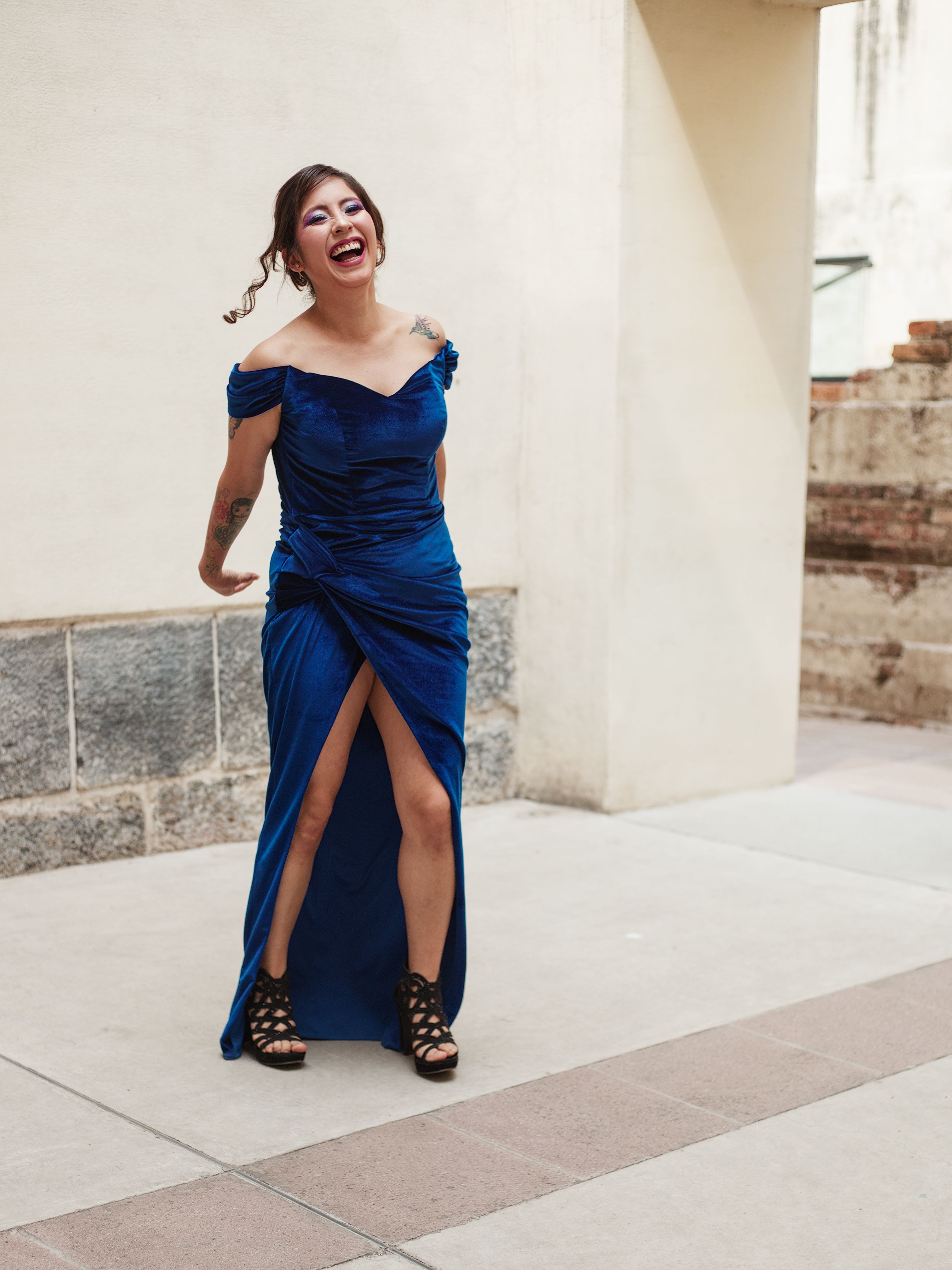 Royal Blue Prom Dress With Slit Photos, Download The BEST Free Royal Blue  Prom Dress With Slit Stock Photos & HD Images