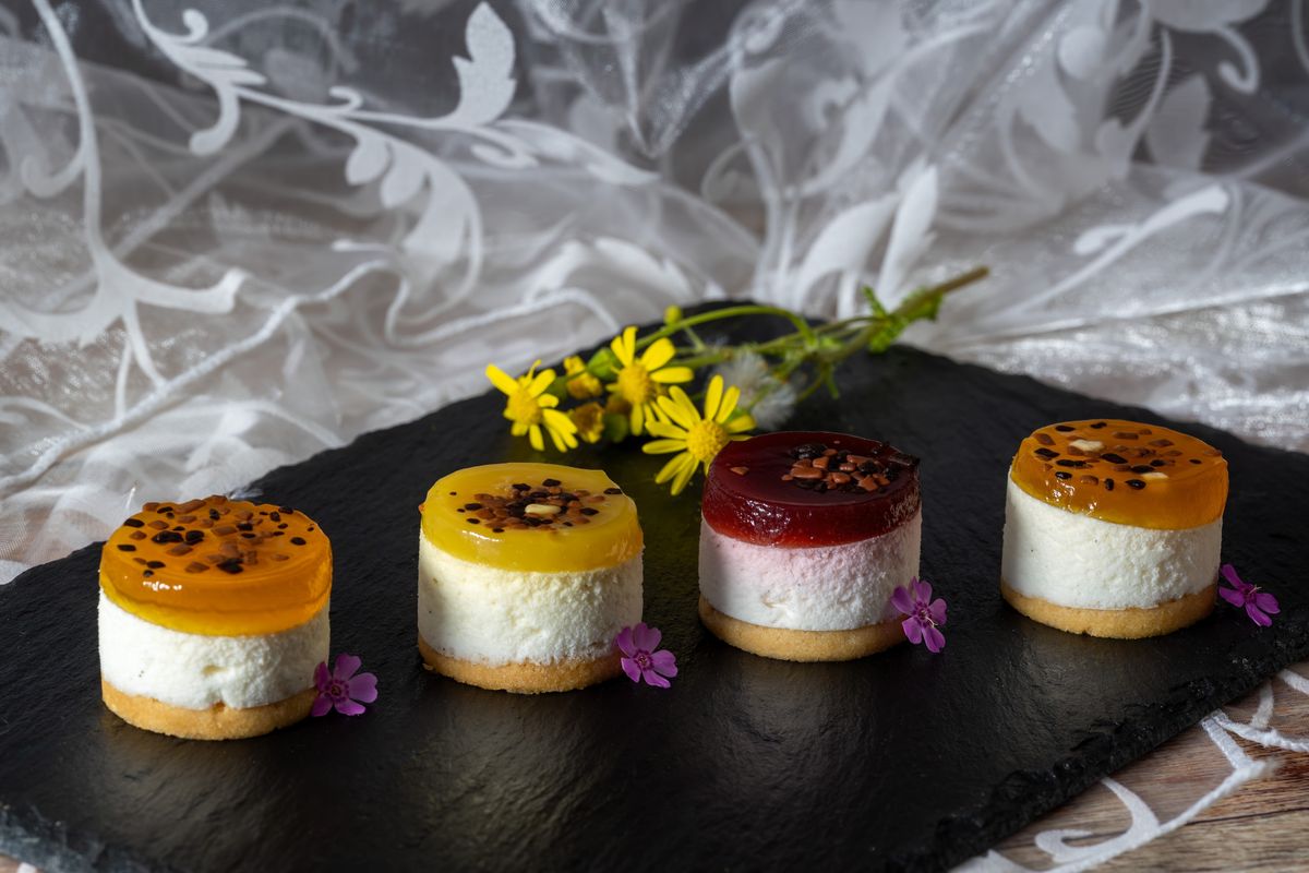 Mini-cheesecakes glacés citron et coco