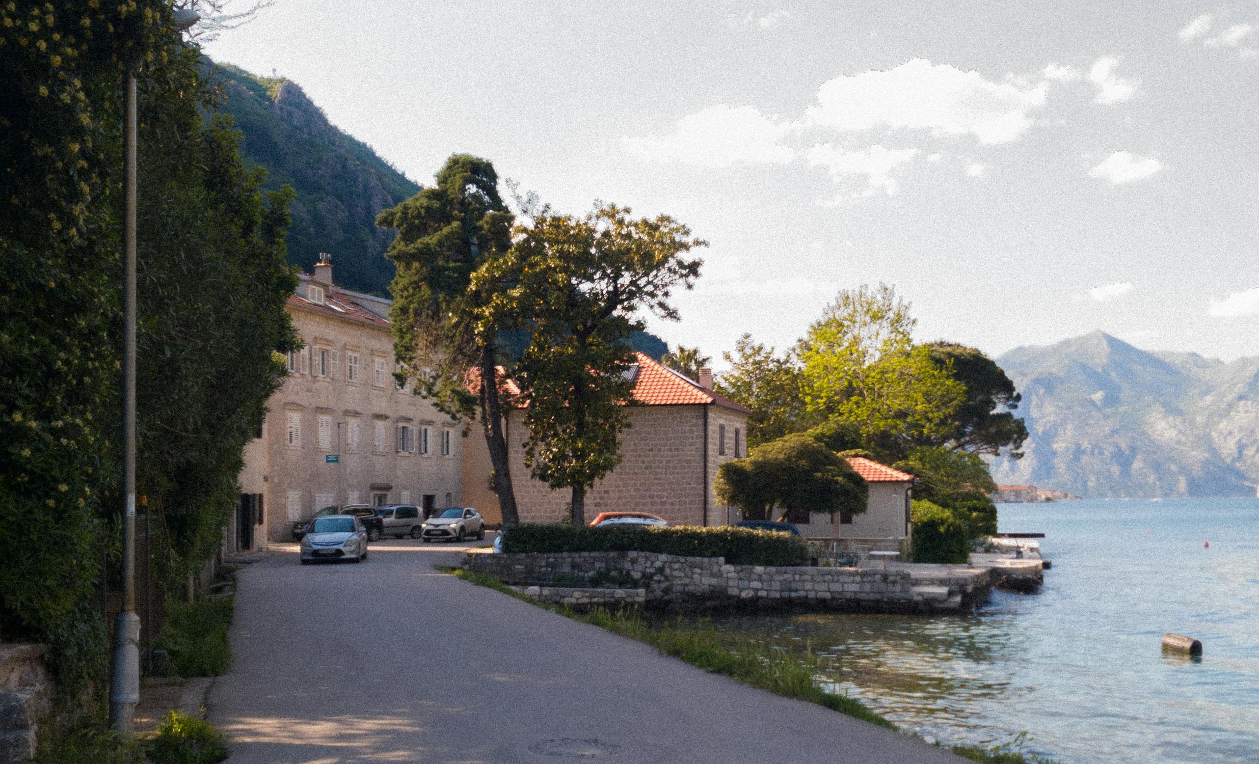 Charming Waterfront in Prčanj, Montenegro cleanest drinking water